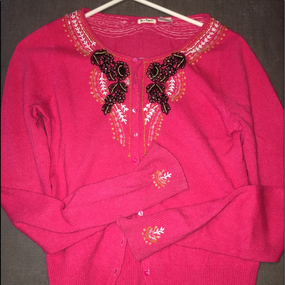 Joy & Happiness cashmere cardigan